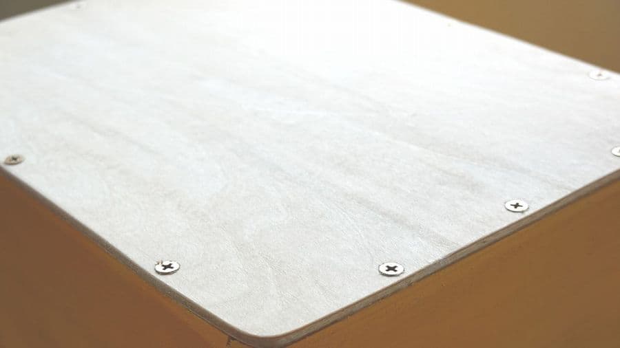 打面取り付けとカドの加工