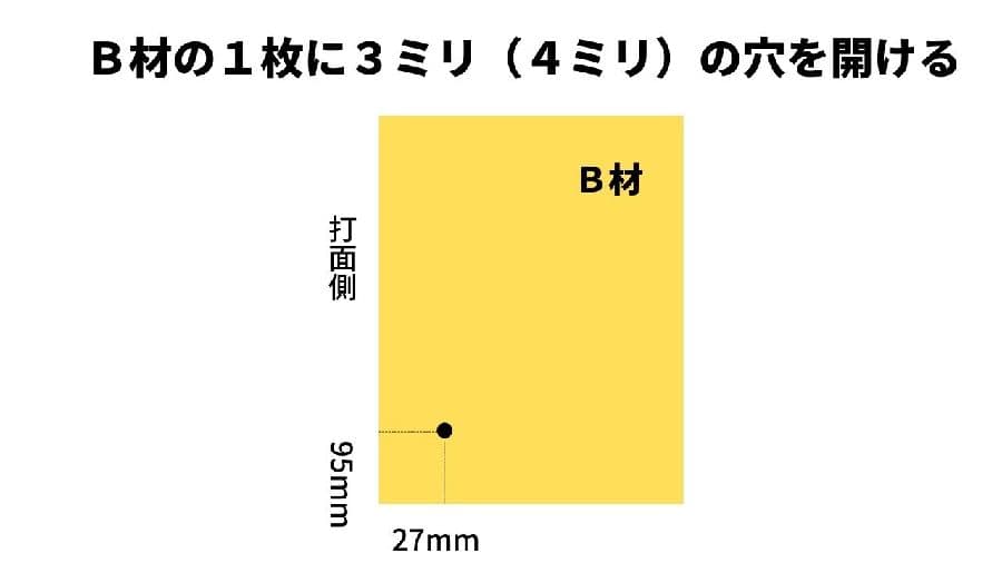 響き線取付位置（ダイヤグラム）