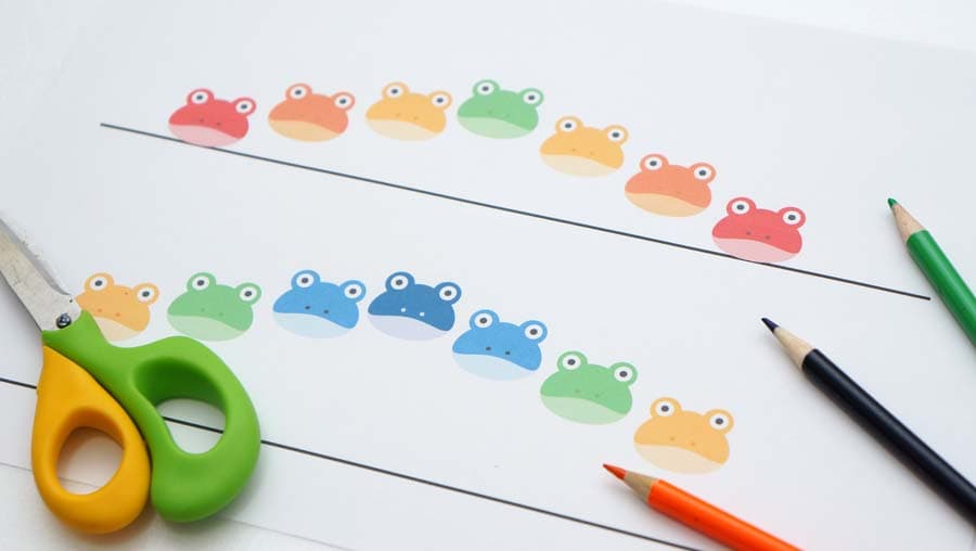 かえるの色音符